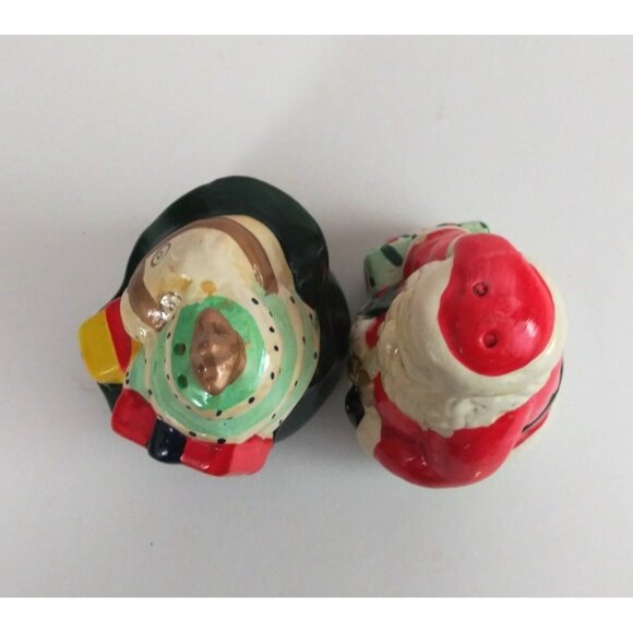 Vintage The Seasons Collection Santa & Toy Sack Christmas Salt & Pepper Shakers - Picture 5 of 6